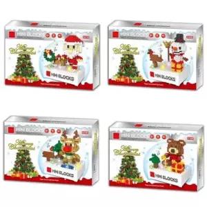 [텐바이텐]크리스마스 멜로디 LED 나노 블럭 4종 (랜덤)/피규어 산타 루돌프
