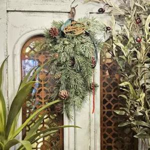 [텐바이텐]크리스마스 X-mas 레터링 리본 조화 리스