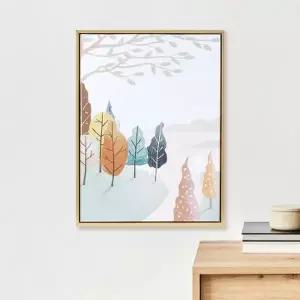 [텐바이텐]감성 일러스트 캔버스 액자 벽걸이 인테리어 풍경