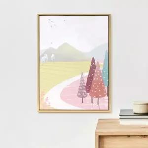 [텐바이텐]감성 일러스트 캔버스 액자 풍경 그림 인테리어