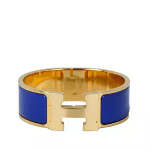 [중고명품] 블루 옐로우 골드 클릭클락 PM 팔찌