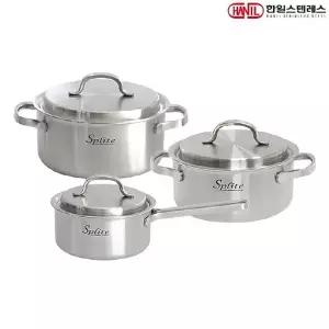 한일STS 스플릿 통5중 스텐레스 IH 인덕션가능 냄비세트 3종C(편16+양18+20)
