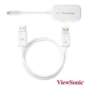 뷰소닉 wpd-700 무선 hdmi 송수신기 usb c타입 무선 동글 mhl 미러링 최대 30m