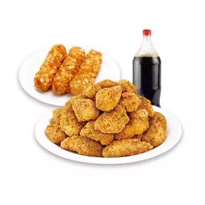 [60계치킨] 크랑이순살&포테이토치즈스틱&콜라1.25L