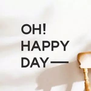 [텐바이텐]oh happy day 감성 레터링 인테리어 포인트 스티커
