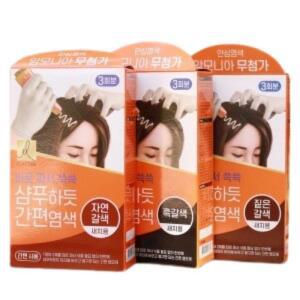 엘라스틴 샴푸하듯 간편 염색 60g(짙은갈색)