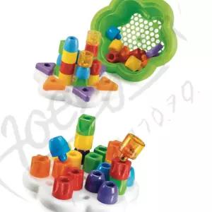 이안 데이지 블록쌓기 28Pcs 8개월아기장난감 블럭쌓기