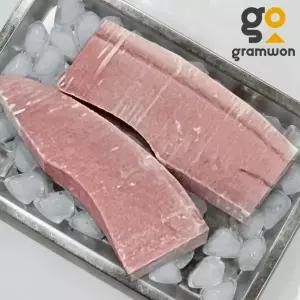 눈다랑어 순살블럭 5kg 빅아이 로인 업소용 냉동 참치 회
