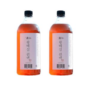 하동권여사 황매실액원액 매실청 매실액기스 1000ml x 2개