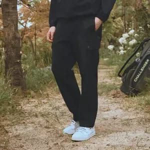 [챌린저](대전신세계)남성 나일론스판 세미와이드핏 카고팬츠 블랙