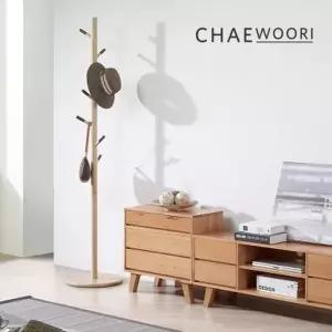 [텐바이텐]타냐 원형 원목 스탠드 조립식 옷걸이 행거