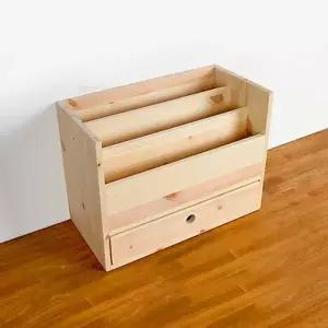 [텐바이텐]디자인엔씨 원목서랍소품잡지꽂이B수납함 WF388