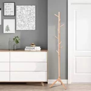 [텐바이텐]우드 스탠드 옷걸이 행거 조립식 튼튼한 원목 삼발이 사무실