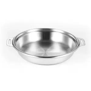 태양사 통3중 인덕션겸용 낮은 전골냄비 4호 30cm