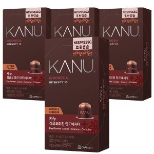 맥심 카누 캡슐커피 싱글오리진 인도네시아 10개입 x 4개[네스프레소호환]