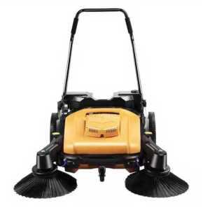 산업용 바닥 무동력청소기 스위퍼 보행식 매장 흙먼지 청소차