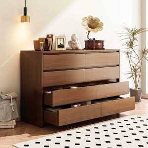 3단서랍장1200 원목 수납장 넓은 깊은 6칸 대형 1.2m