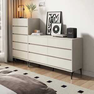 원목3단서랍장 넓은 긴 서랍장 수납장 북유럽 6칸 1m