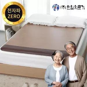[한일의료기] 탄소카본매트 전자파없는 전기 온열매트 침대 거실용 전기장판 싱글 더블 퀸 분리