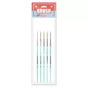 어썸페인팅 AP 라이너 디테일 붓 1호  5개입) 디테일붓 구성붓 디자인붓 다용도붓 미술붓