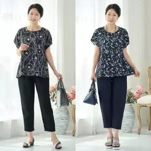 [엄마옷 ] 프론주머니인견밴딩바지