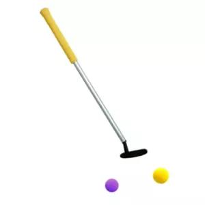 골프교육용 짧은스틱 어린이퍼터 70cm 공2개세트 유아골프놀이용품