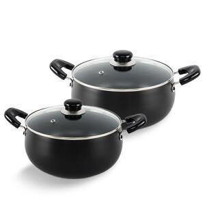 [아트박스]/하오 Brandless 국산 경질 냄비 24cm 양수 + 26cm 양수