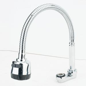 1구 주방자바라 원홀 교체용수전 싱크대연결호스 은색