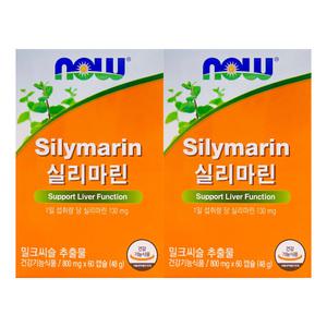 나우푸드 실리마린 800mg x 60캡슐 2개 / 써클