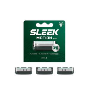 도루코 슬릭 모션 면도날 SXF2030 면도기 리필 3입 저자극 강한날 윤활밴드 입체 면도