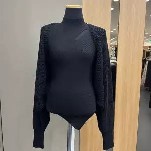 [에고이스트]레터링포인트컬러배색볼레로 ER1KG761_DJ