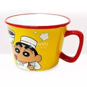 짱구는 못말려 세라믹 라면기 옐로우 1P 씨리얼 그릇 (WFGNYZ8)