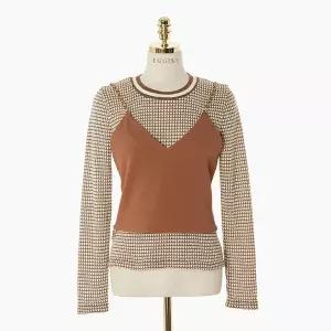 [에고이스트]체인뷔스티에레이어드티셔츠 EN4CL263_DJ