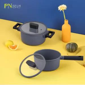 PN풍년 마레 히트팟IH 편수 세라믹 코팅 인덕션겸용 통주물 편수 양수냄비