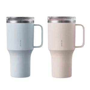 락앤락 메트로 킹 텀블러 리뉴얼 820ml, 라이트 핑크, 1개 + 라이트 블루, 1개