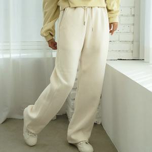 키작녀 키큰녀 바지 양털 뽀글이 기모 도톰한 와이드 트레이닝 팬츠 5color