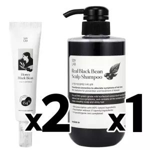 앰플2 + 샴푸1 [소이랩] 소이랩 허니블랙빈 두피앰플2 + 탈모샴푸1