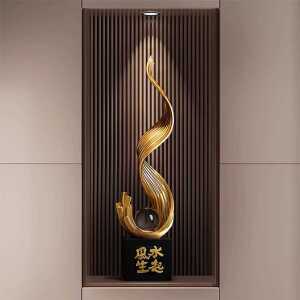 골드 현관 장식품 풍성수기 인테리어 공예품 럭셔리 수정구