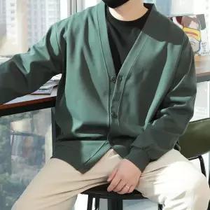 [우기브로]남자 빅사이즈 다알리아 심플 가디건