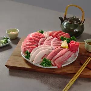 튜나바이브 유럽인증제품 프리미엄 참다랑어 참치세트 1번 스탠다드 2~3인 600g이상 넉넉한 용량 최고급 냉동 참치회 홈마카세