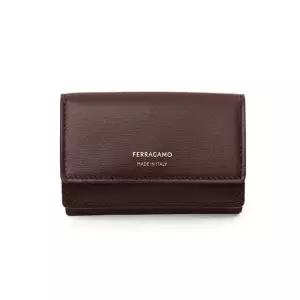 페라가모 남성 카드지갑 폴드 로고 66 1337 0770116