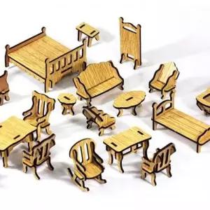 FS-01  미니어쳐 가구 세트 1 SY440025 WFB7BF4