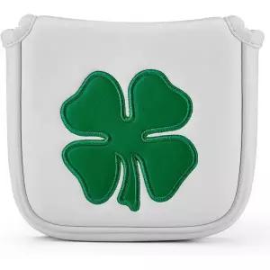 헤드 커버 액세서리 골프 클럽 럭키 샴록 사각 말렛 퍼터 자석 힐 샤프트 PU 가죽 헤드커버 1723499