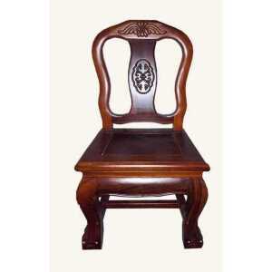 원목 엔틱 의자 낮은 원목 의자 등받이 빈티지 로우