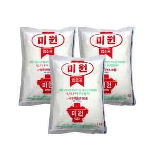 대상 청정원 미원 1kg 3개 조미료 업소용 식자재 MSG