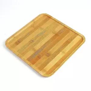 고품질 사각 우드 트레이 탕비실 원목 쟁반 커피 (WFHS4V6)