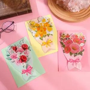 특별한날 꽃다발 인사 카드 감사 편지 (WFHPSMP)