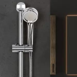 샤워기 거치대 슬라이드바 고정 헤드 각도조절 욕실 (WFHW42B)