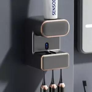 자동센서치약디스펜서겸UVC칫솔살균기(블랙) (WFHWOU0)