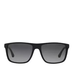 엠포리오아르마니 블랙 러버 라이트 그레이 미러 블랙 선글라스 EA4033 5229T3